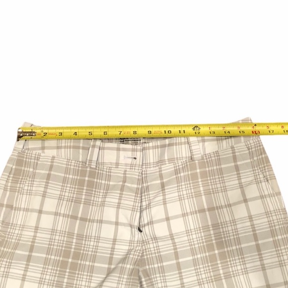 Nike Golf dri fit plaid performance athletic golfing preppy trouser pant size 8 - Picture 8 of 13